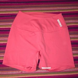 Gymshark bright pink shorts